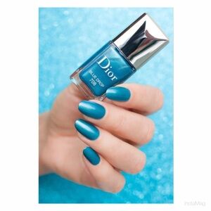NEW Dior BLUE DROP 708 Metal Turquoise Nail Polish Cosmopolite Vernis